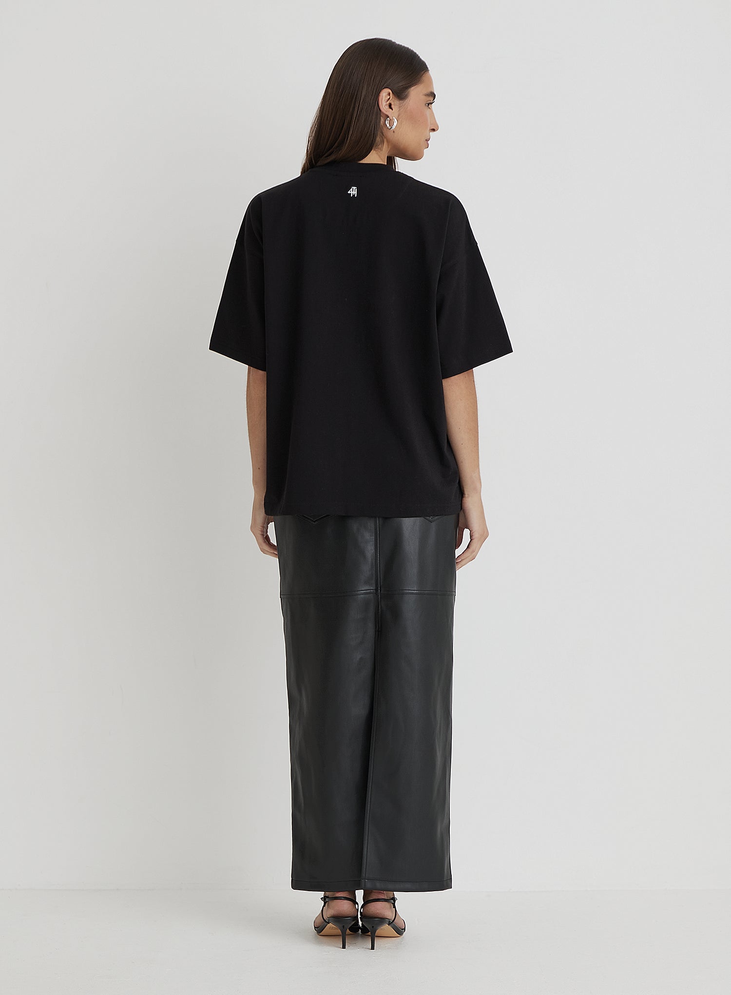 Black Catwalk Polaroid Graphic T-Shirt